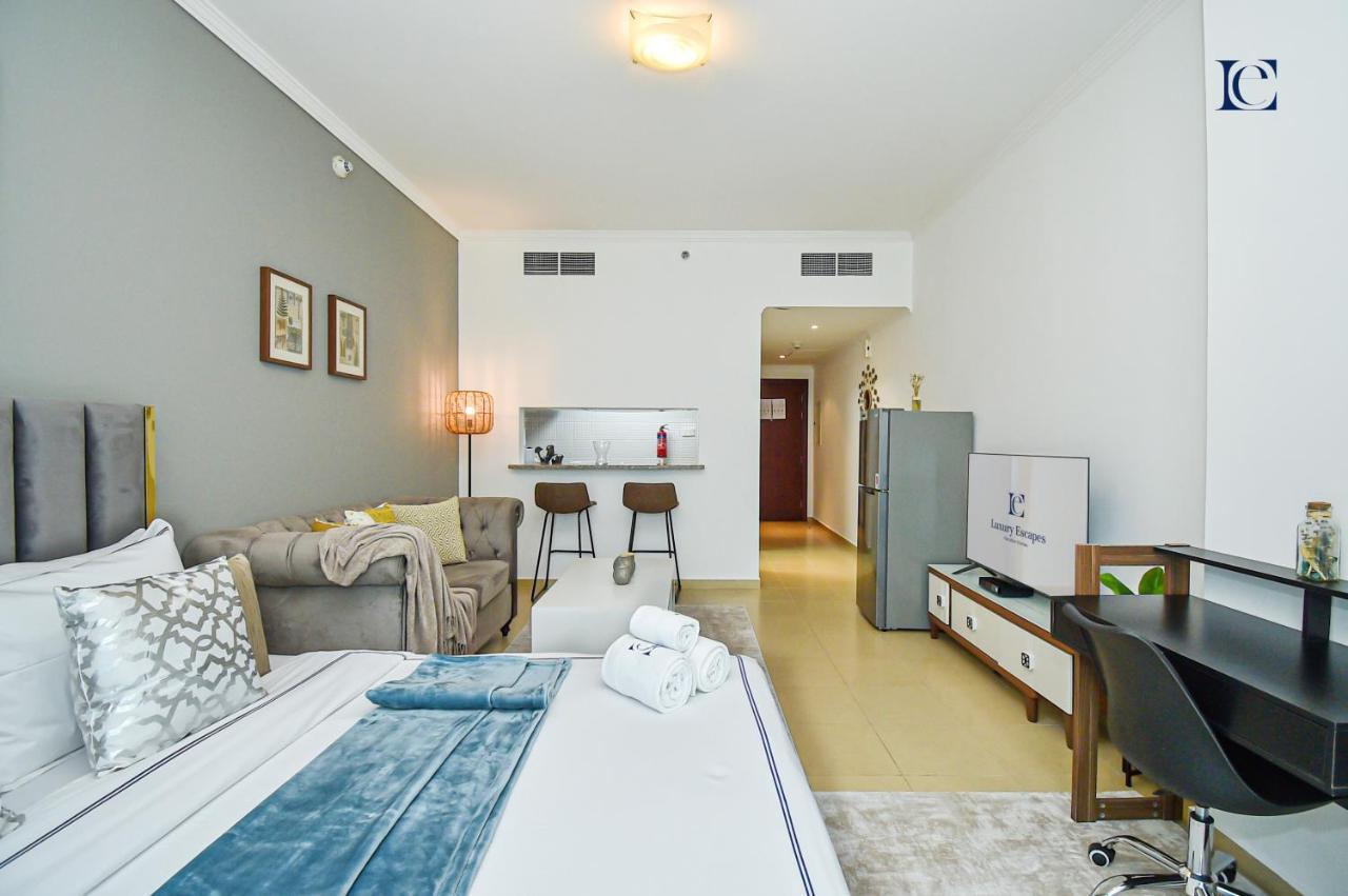 Luxury Escapes - Modern Studio Near Metro In X1 Tower Jlt Dubai Eksteriør billede